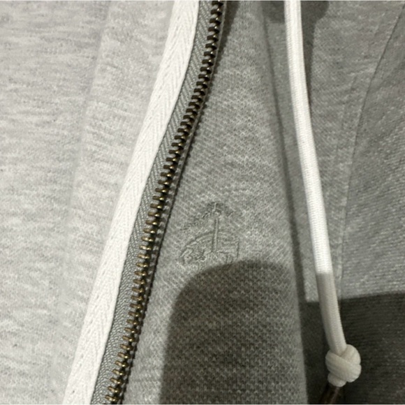 Brooks Brothers Men's Zip-Up Gray Sweater - Picture 3 of 12